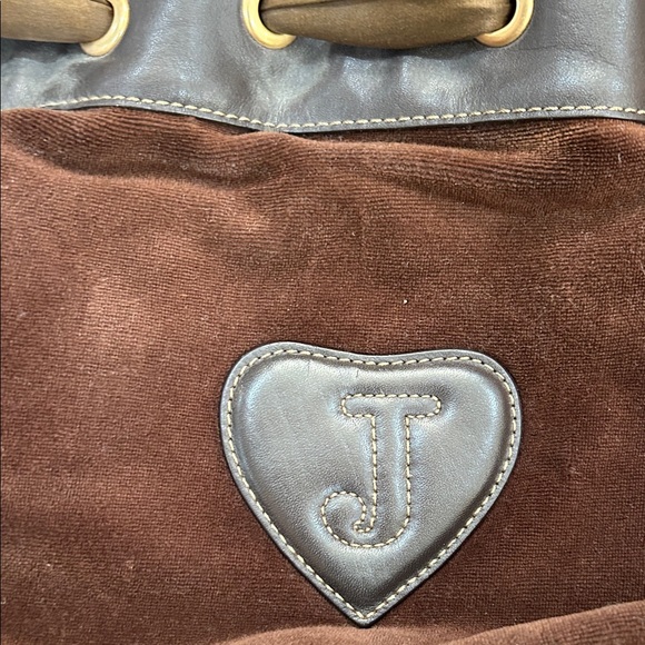 Juicy Couture Brown and Black Suede Tote - Picture 4 of 10